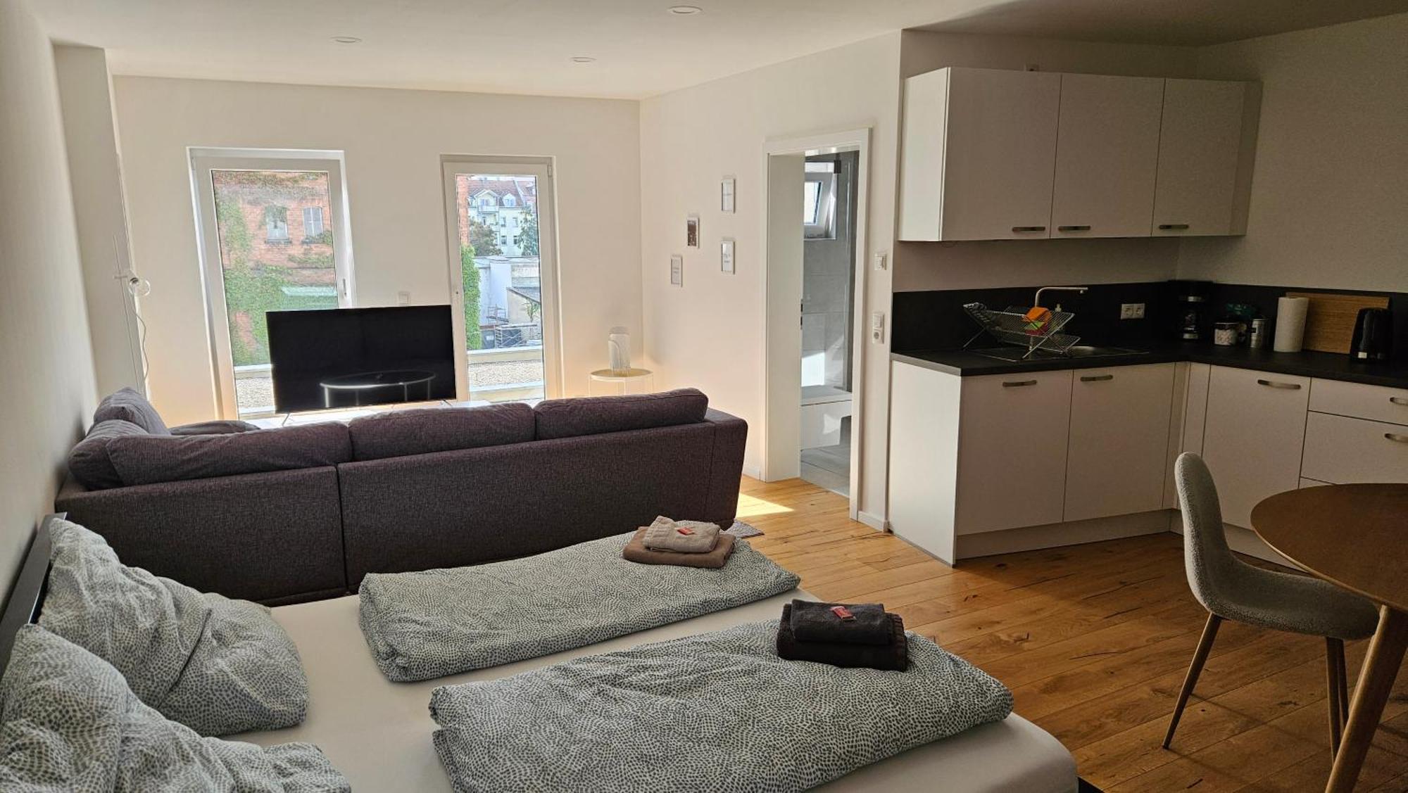 Apartment Ku28 Two Bamberg - Ruhig In Zentraler Lage Mit Parkplatz Exterior photo